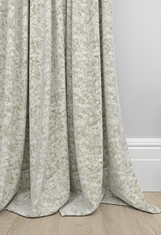 Crushed Velvet, Ivory - Made to Measure Curtains